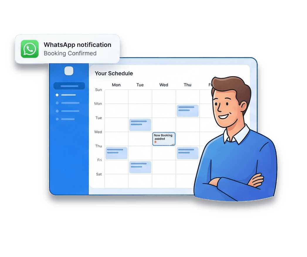 Prestador recebendo notificacoes e novos agendamentos